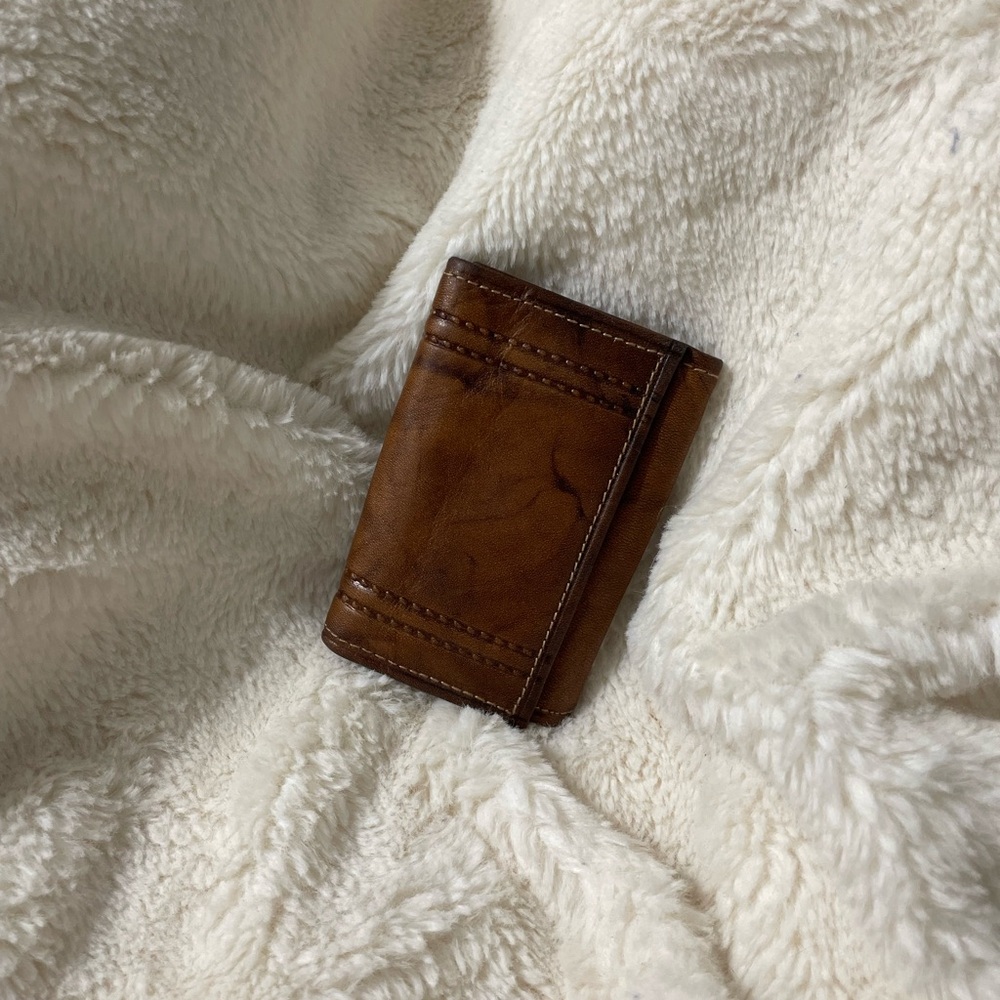 EUC vintage Di Lido leather cowhide wallet